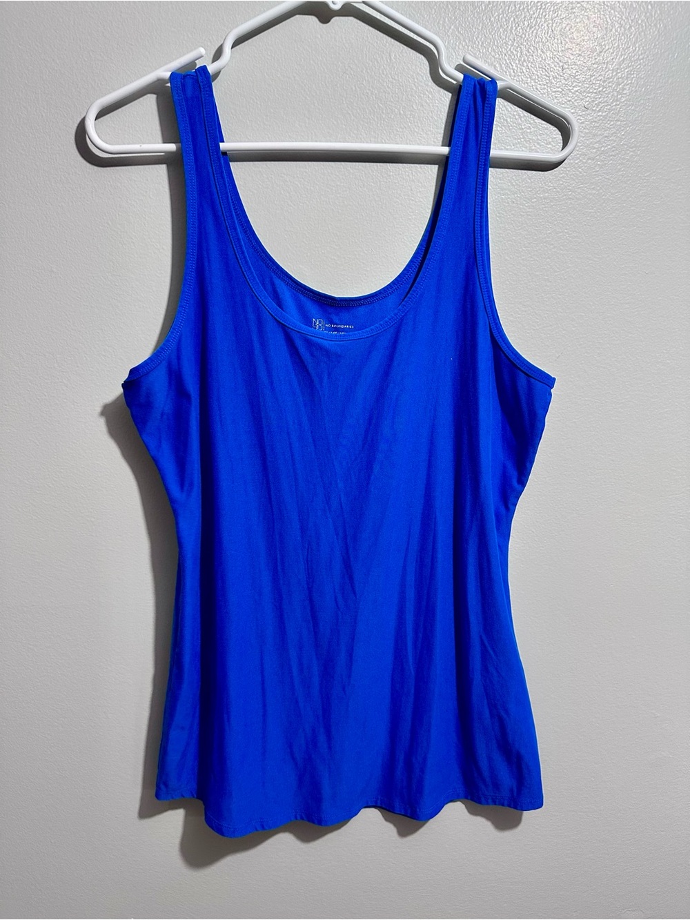No Boundaries Royal Blue Scoop Neck Tank Top Size XXL (1345)